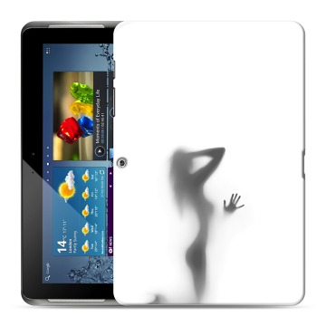 Силиконовый чехол на Samsung Galaxy Tab 2 10.1 с принтом Силуэт Силиконовый чехол на Samsung Galaxy Tab 2 10.1 с принтом Силуэт