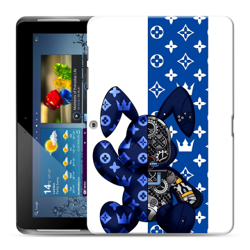 Силиконовый чехол на Samsung Galaxy Tab 2 10.1 с принтом Луи робот