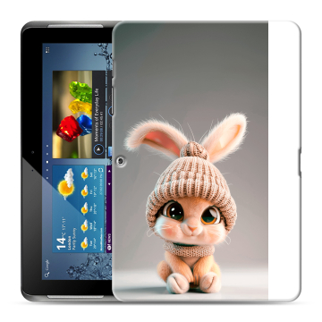 Силиконовый чехол на Samsung Galaxy Tab 2 10.1 с принтом Кролик