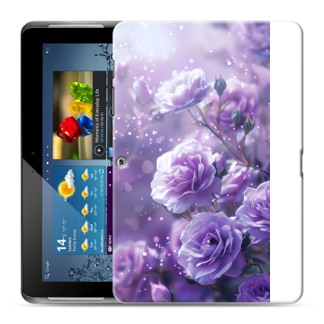 Силиконовый чехол на Samsung Galaxy Tab 2 10.1 с принтом Розы цветы