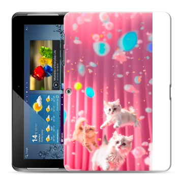 Силиконовый чехол на Samsung Galaxy Tab 2 10.1 с принтом милые котики Силиконовый чехол на Samsung Galaxy Tab 2 10.1 с принтом милые котики