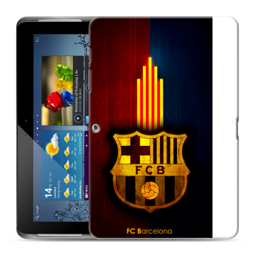 Силиконовый чехол на Samsung Galaxy Tab 2 10.1 с принтом Барселона Barcelona Силиконовый чехол на Samsung Galaxy Tab 2 10.1 с принтом Барселона Barcelona