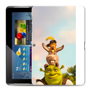 Силиконовый чехол на Samsung Galaxy Tab 2 10.1 с принтом Шрек Shrek Силиконовый чехол на Samsung Galaxy Tab 2 10.1 с принтом Шрек Shrek