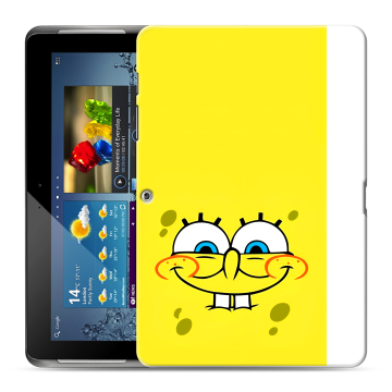 Силиконовый чехол на Samsung Galaxy Tab 2 10.1 с принтом спанчбоб спанч боб Силиконовый чехол на Samsung Galaxy Tab 2 10.1 с принтом спанчбоб спанч боб