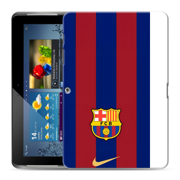 Силиконовый чехол на Samsung Galaxy Tab 2 10.1 с принтом Барселона Barcelona
