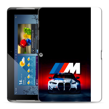 Силиконовый чехол на Samsung Galaxy Tab 2 10.1 с принтом БМВ BMW