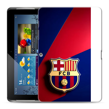 Силиконовый чехол на Samsung Galaxy Tab 2 10.1 с принтом Барселона Barcelona