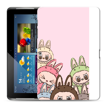Силиконовый чехол на Samsung Galaxy Tab 2 10.1 с принтом Лабубу Силиконовый чехол на Samsung Galaxy Tab 2 10.1 с принтом Лабубу