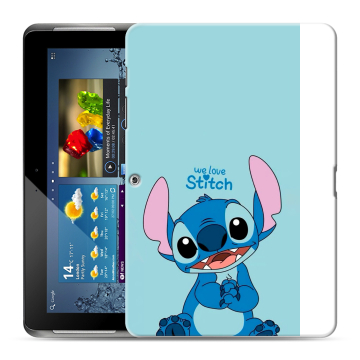 Силиконовый чехол на Samsung Galaxy Tab 2 10.1 с принтом Лило и Стич Силиконовый чехол на Samsung Galaxy Tab 2 10.1 с принтом Лило и Стич