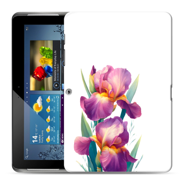 Силиконовый чехол на Samsung Galaxy Tab 2 10.1 с принтом Цветы орхидеи Силиконовый чехол на Samsung Galaxy Tab 2 10.1 с принтом Цветы орхидеи