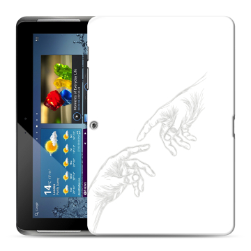 Силиконовый чехол на Samsung Galaxy Tab 2 10.1 с принтом Сотворение мира Силиконовый чехол на Samsung Galaxy Tab 2 10.1 с принтом Сотворение мира