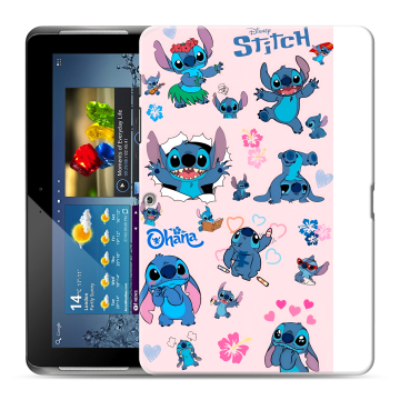 Силиконовый чехол на Samsung Galaxy Tab 2 10.1 с принтом Лило и Стич