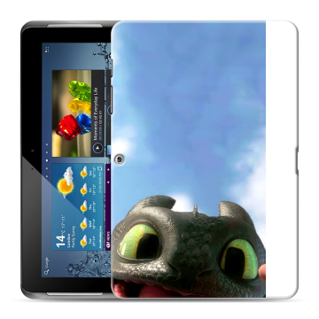 Силиконовый чехол на Samsung Galaxy Tab 2 10.1 с принтом Как приручить дракона