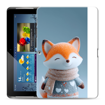 Силиконовый чехол на Samsung Galaxy Tab 2 10.1 с принтом Лиса Силиконовый чехол на Samsung Galaxy Tab 2 10.1 с принтом Лиса