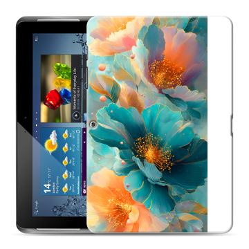 Силиконовый чехол на Samsung Galaxy Tab 2 10.1 с принтом Цветы Силиконовый чехол на Samsung Galaxy Tab 2 10.1 с принтом Цветы