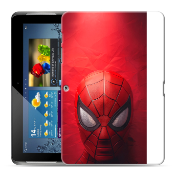 Силиконовый чехол на Samsung Galaxy Tab 2 10.1 с принтом Spiderman Человек паук