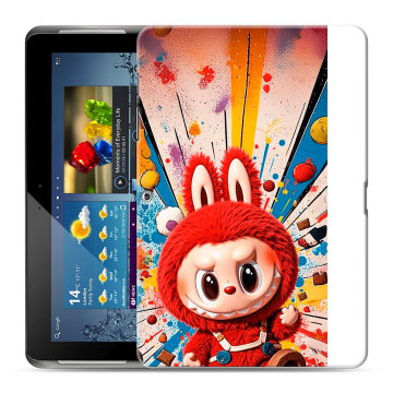 Силиконовый чехол на Samsung Galaxy Tab 2 10.1 с принтом Labubu Лабубу