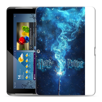Силиконовый чехол на Samsung Galaxy Tab 2 10.1 с принтом Harry Potter Гарри Поттер