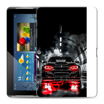 Силиконовый чехол на Samsung Galaxy Tab 2 10.1 с принтом BMW БМВ