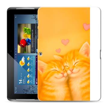 Силиконовый чехол на Samsung Galaxy Tab 2 10.1 с принтом Милые котята