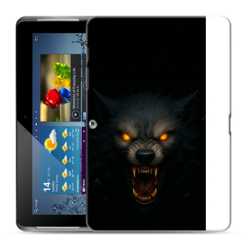 Силиконовый чехол на Samsung Galaxy Tab 2 10.1 с принтом Волк Силиконовый чехол на Samsung Galaxy Tab 2 10.1 с принтом Волк