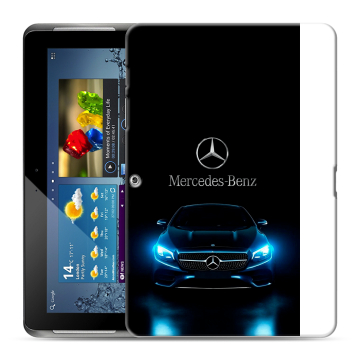 Силиконовый чехол на Samsung Galaxy Tab 2 10.1 с принтом Mercedes Мерседес Силиконовый чехол на Samsung Galaxy Tab 2 10.1 с принтом Mercedes Мерседес