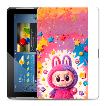 Силиконовый чехол на Samsung Galaxy Tab 2 10.1 с принтом Labubu Лабубу