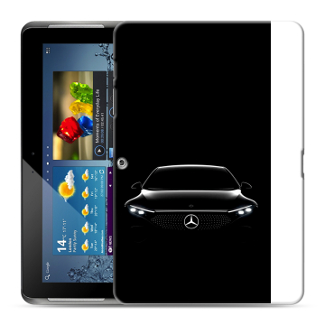 Силиконовый чехол на Samsung Galaxy Tab 2 10.1 с принтом Mercedes Мерседес