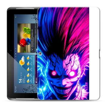 Силиконовый чехол на Samsung Galaxy Tab 2 10.1 с принтом Death note Тетрадь смерти Силиконовый чехол на Samsung Galaxy Tab 2 10.1 с принтом Death note Тетрадь смерти