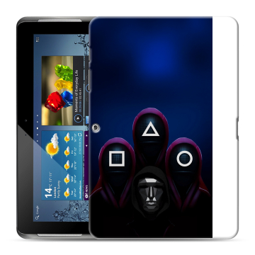 Силиконовый чехол на Samsung Galaxy Tab 2 10.1 с принтом Игра Кальмара Силиконовый чехол на Samsung Galaxy Tab 2 10.1 с принтом Игра Кальмара