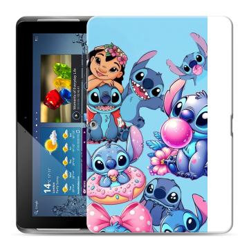 Силиконовый чехол на Samsung Galaxy Tab 2 10.1 с принтом Лило и Стич Силиконовый чехол на Samsung Galaxy Tab 2 10.1 с принтом Лило и Стич