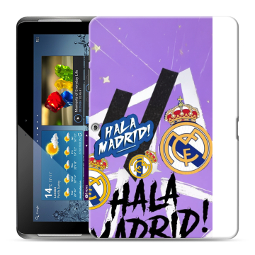 Силиконовый чехол на Samsung Galaxy Tab 2 10.1 с принтом Real Madrid Реал Мадрид