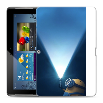 Силиконовый чехол на Samsung Galaxy Tab 2 10.1 с принтом Миньоны