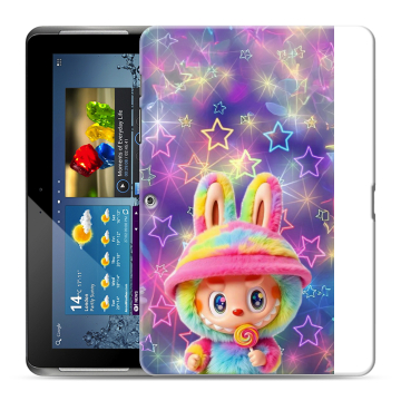 Силиконовый чехол на Samsung Galaxy Tab 2 10.1 с принтом Labubu Лабубу