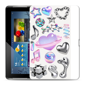 Силиконовый чехол на Samsung Galaxy Tab 2 10.1 с принтом Y2K