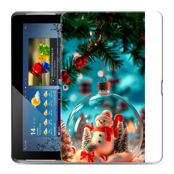 Силиконовый чехол на Samsung Galaxy Tab 2 10.1 с принтом Новый год Силиконовый чехол на Samsung Galaxy Tab 2 10.1 с принтом Новый год