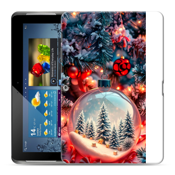 Силиконовый чехол на Samsung Galaxy Tab 2 10.1 с принтом Новый год Силиконовый чехол на Samsung Galaxy Tab 2 10.1 с принтом Новый год