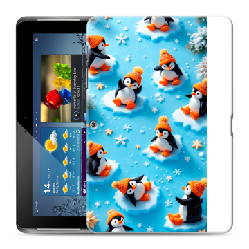 Силиконовый чехол на Samsung Galaxy Tab 2 10.1 с принтом Новый год Силиконовый чехол на Samsung Galaxy Tab 2 10.1 с принтом Новый год