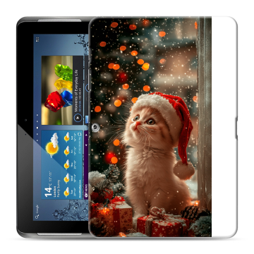 Силиконовый чехол на Samsung Galaxy Tab 2 10.1 с принтом Новый год Силиконовый чехол на Samsung Galaxy Tab 2 10.1 с принтом Новый год