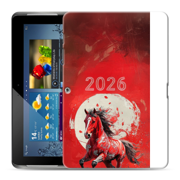 Силиконовый чехол на Samsung Galaxy Tab 2 10.1 с принтом Новый год Силиконовый чехол на Samsung Galaxy Tab 2 10.1 с принтом Новый год