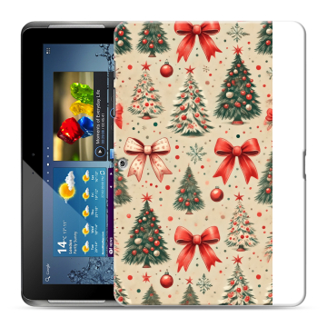 Силиконовый чехол на Samsung Galaxy Tab 2 10.1 с принтом Новый год Силиконовый чехол на Samsung Galaxy Tab 2 10.1 с принтом Новый год
