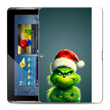 Силиконовый чехол на Samsung Galaxy Tab 2 10.1 с принтом Новый год
