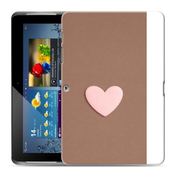 Силиконовый чехол на Samsung Galaxy Tab 2 10.1 с принтом женский