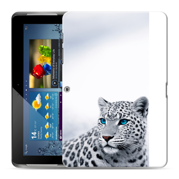 Силиконовый чехол на Samsung Galaxy Tab 2 10.1 с принтом женский