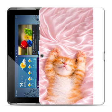 Силиконовый чехол на Samsung Galaxy Tab 2 10.1 с принтом женский