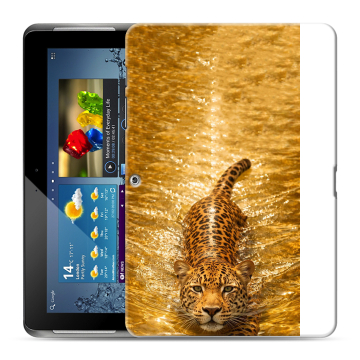 Силиконовый чехол на Samsung Galaxy Tab 2 10.1 с принтом женский
