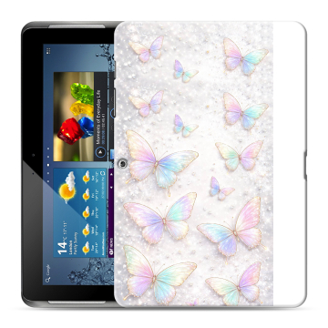 Силиконовый чехол на Samsung Galaxy Tab 2 10.1 с принтом женский