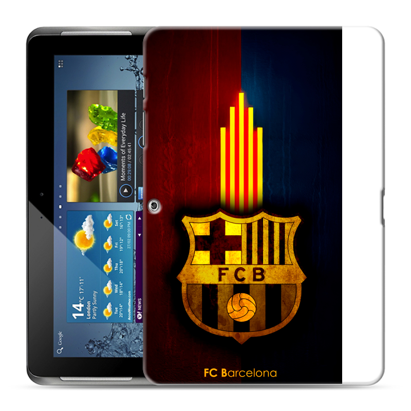 Силиконовый чехол на Samsung Galaxy Tab 2 10.1 с принтом Барселона Barcelona Силиконовый чехол на Samsung Galaxy Tab 2 10.1 с принтом Барселона Barcelona