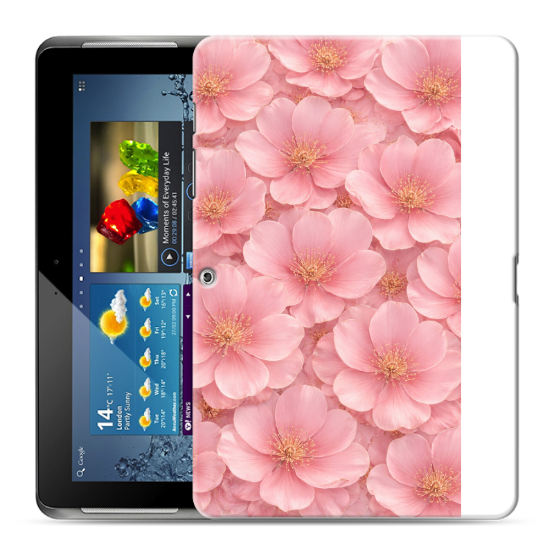Силиконовый чехол на Samsung Galaxy Tab 2 10.1 с принтом женский Силиконовый чехол на Samsung Galaxy Tab 2 10.1 с принтом женский