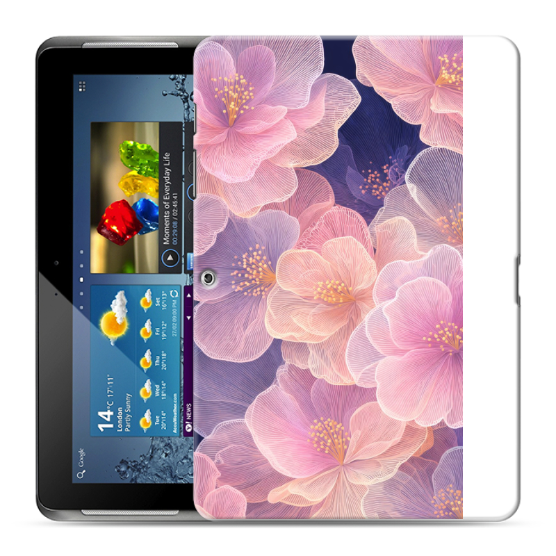 Силиконовый чехол на Samsung Galaxy Tab 2 10.1 с принтом женский Силиконовый чехол на Samsung Galaxy Tab 2 10.1 с принтом женский